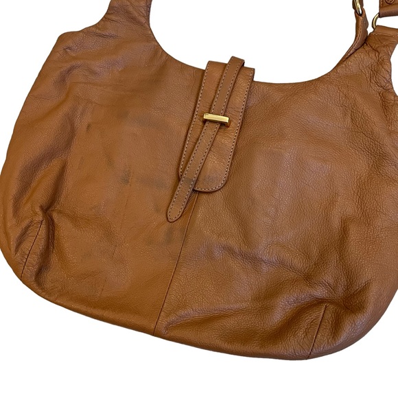 Barr + Barr New York Tan Leather Shoulder Bag - Picture 5 of 16
